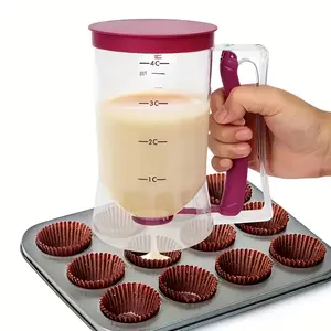 Handheld Batter Separator for Baking & Projects, Kitchenware Bakeware Measuring, Baking Tools, Perfect Gift for Valentine's Day & Thanksgiving, Compact Design, Food Grade Plastic