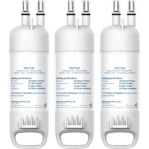 W10295370A Replacement for Everydrop(R) Filter 1, Whirlpool(R) EDR1RXD1, EDR1RXD1B, P8RFWB2L, P4RFWB, Kenmore(R) 46-9081, 46-9930, MB-F38 Refrigerator Water Filter, 3 Filters (Package May Vary)