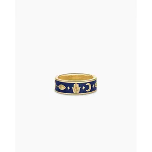 gorjana – Good Vibrations Ring – 18K Gold-Plated Ring – Playful & Positive – Perfect Stackable Piece