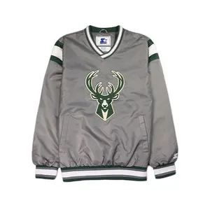 Starter Ace Block Windbreaker Milwaukee Bucks Pullover Jacket