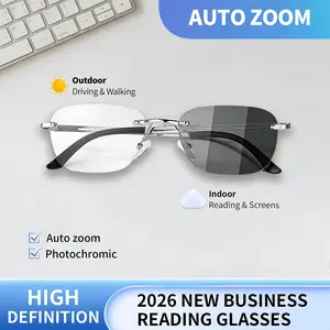 Auto-Adjusting HD Reading Glasses,UV Protection | Perfect for Work, Travel & Everyday Comfort
