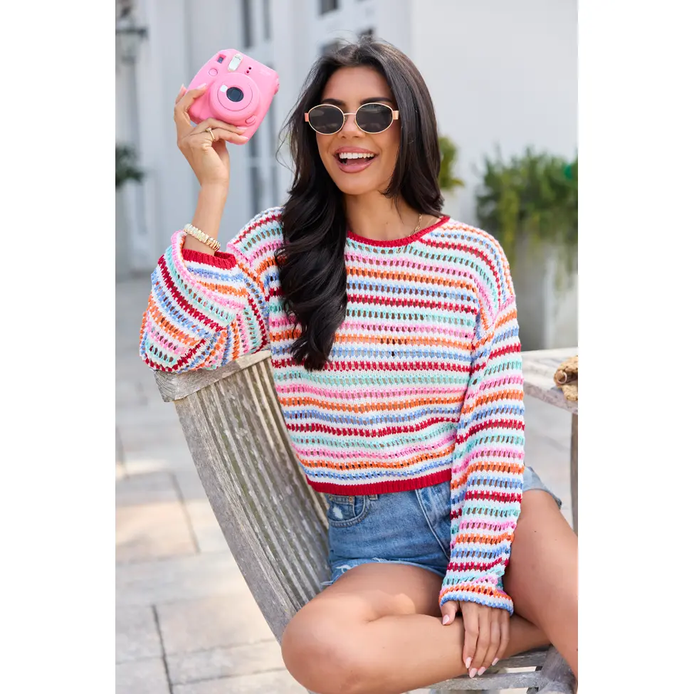 Kloe Multi Stripe Sweater