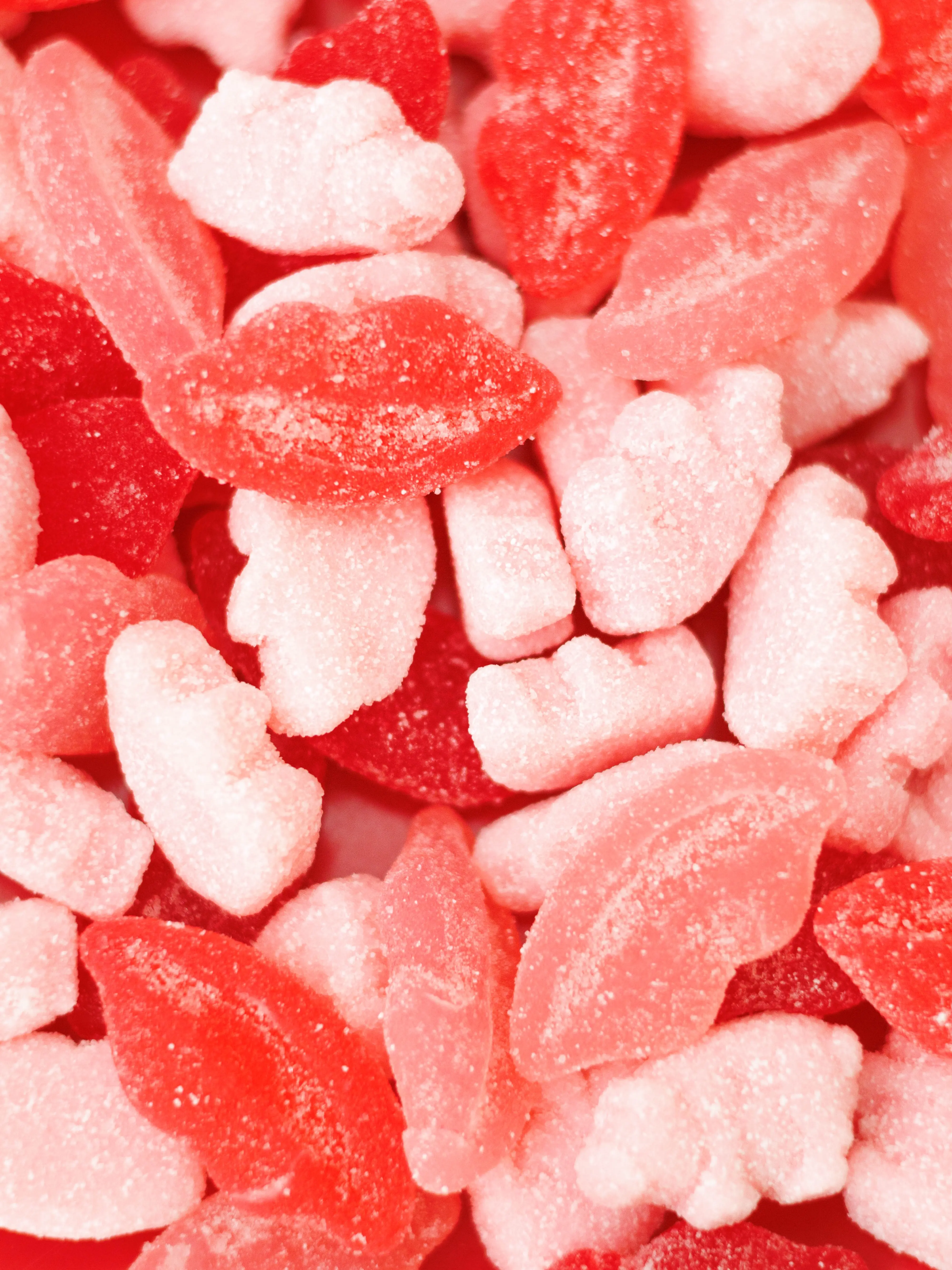 Hog 'n Kisses Valentine Gummy Candy Mix Small Jar