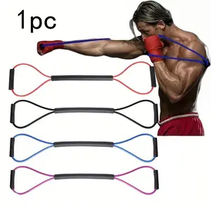 Resistance Band for Boxing Training, 8-shaped Boxing Pull Band, Fitness Equipment for Home Training, Leg & Arm Training, Yoga & Pilates Training, Home Workout Equipment, Workout Bands, Elastic Sport Band