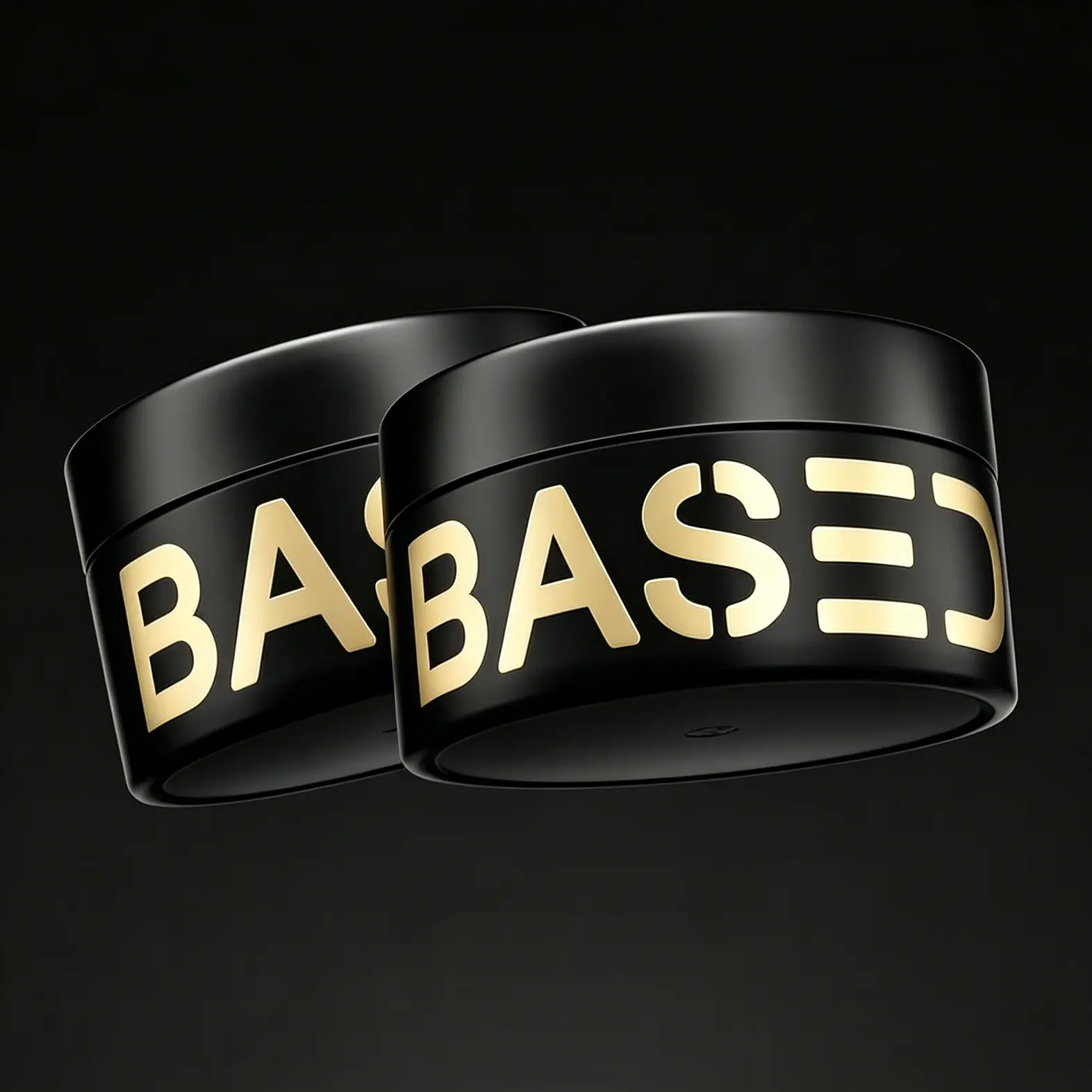 BASED Pomade 3.04fl oz | Medium Hold & Medium Shine | Simple Effective Natural Frizz Control Styling Hair Care 90ml Hair Clay Gel Haircare
