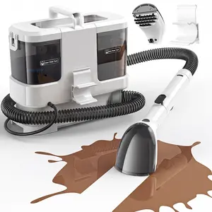 Portable Spot Cleaner Machine: 12KPa Powerful Suction for Carpet & Upholstery, 400W Pet Stain Remover for Couch, Car Seats, Mattress, Rugs | Dual Tank & Self-Cleaning Hose System