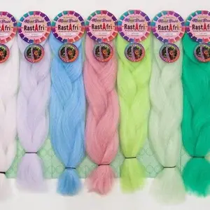[$25 Bundle] Rastafri Mood Braid Synthetic Color Changing Braiding Hair Bundle 5 Packs