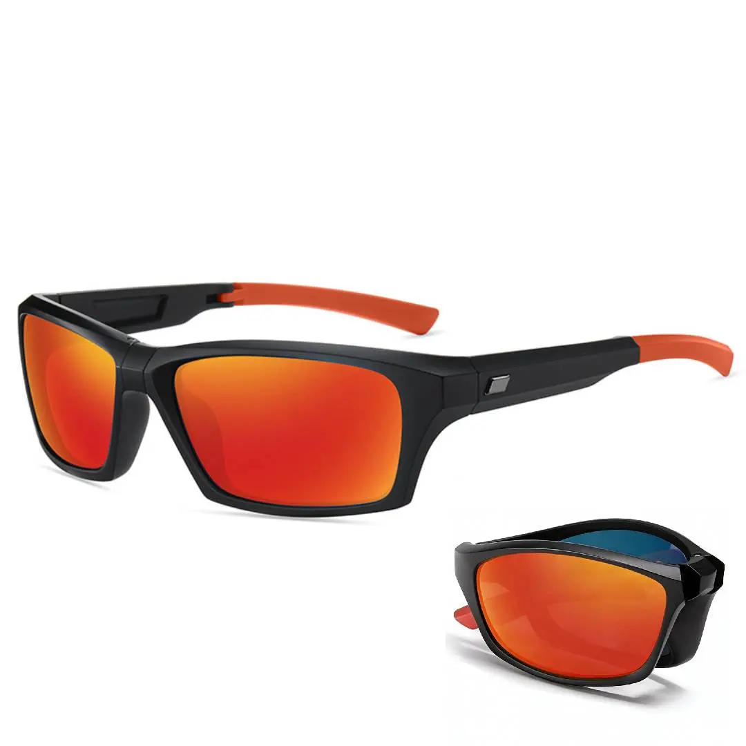 Unisex Foldable UV400 Polarized Sports Sunglasses – Lightweight Anti-Glare Eyewear for All Outdoor Adventures