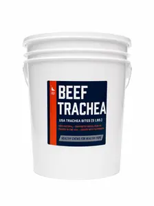 USA Beef Trachea Bites (5 Pounds) 100% Natural Dog Chew Treats - Single-Ingredient