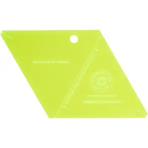 Quilting Template Rhombus Great for 10" Precut Fabric Squares Layer Cake Quilt Supplies for Cutting Patterns Sewing and Blanket Making
