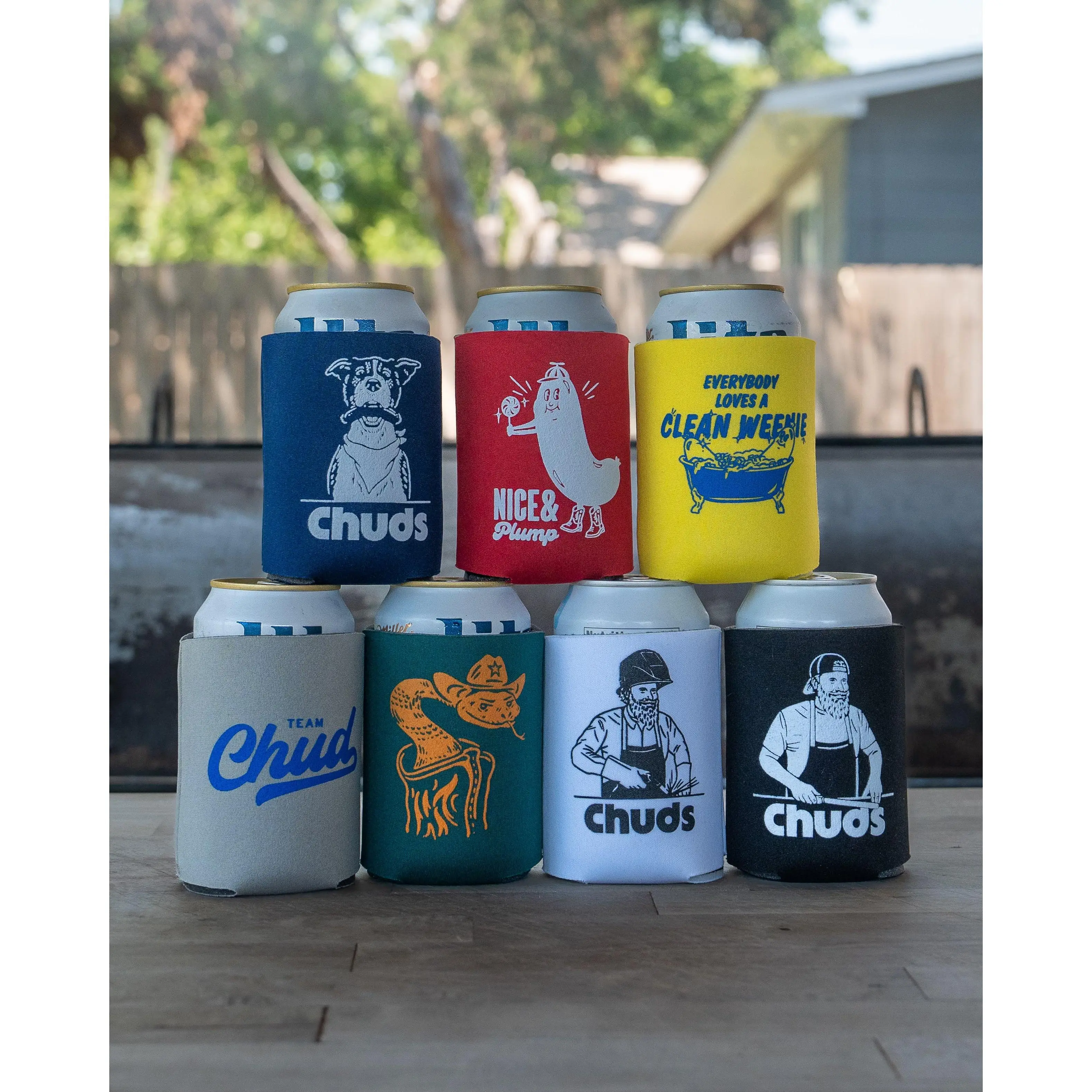 Chuds Foam Can Coolers