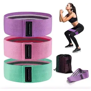 Resistance Band Set, 3 Counts/set Elastic Resistance Bands for Hip Training, Squat, Strength Training, Home Fitness Equipment for Women & Men, Workout Bands