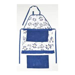 Temp-tations Printed Apron with Removable Towel and Extra Towel