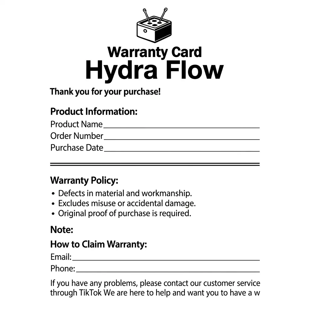 Giveaway : Hydra Flow Personalized Printing - V2