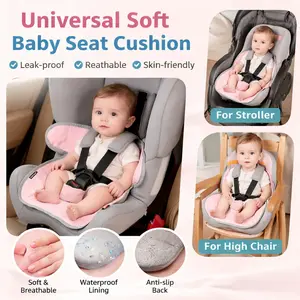 Car Seat Waterproof Diaper Pad, Baby Stroller Cushion, Infant Meal Chair Mat, Protective Padding for Kids' Safety Seats