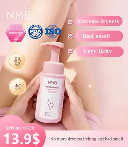 NMB Feminine Cleansing Mousse with Niacinamide and Lactic Acid Daily Intimate Wash for Women and Girl