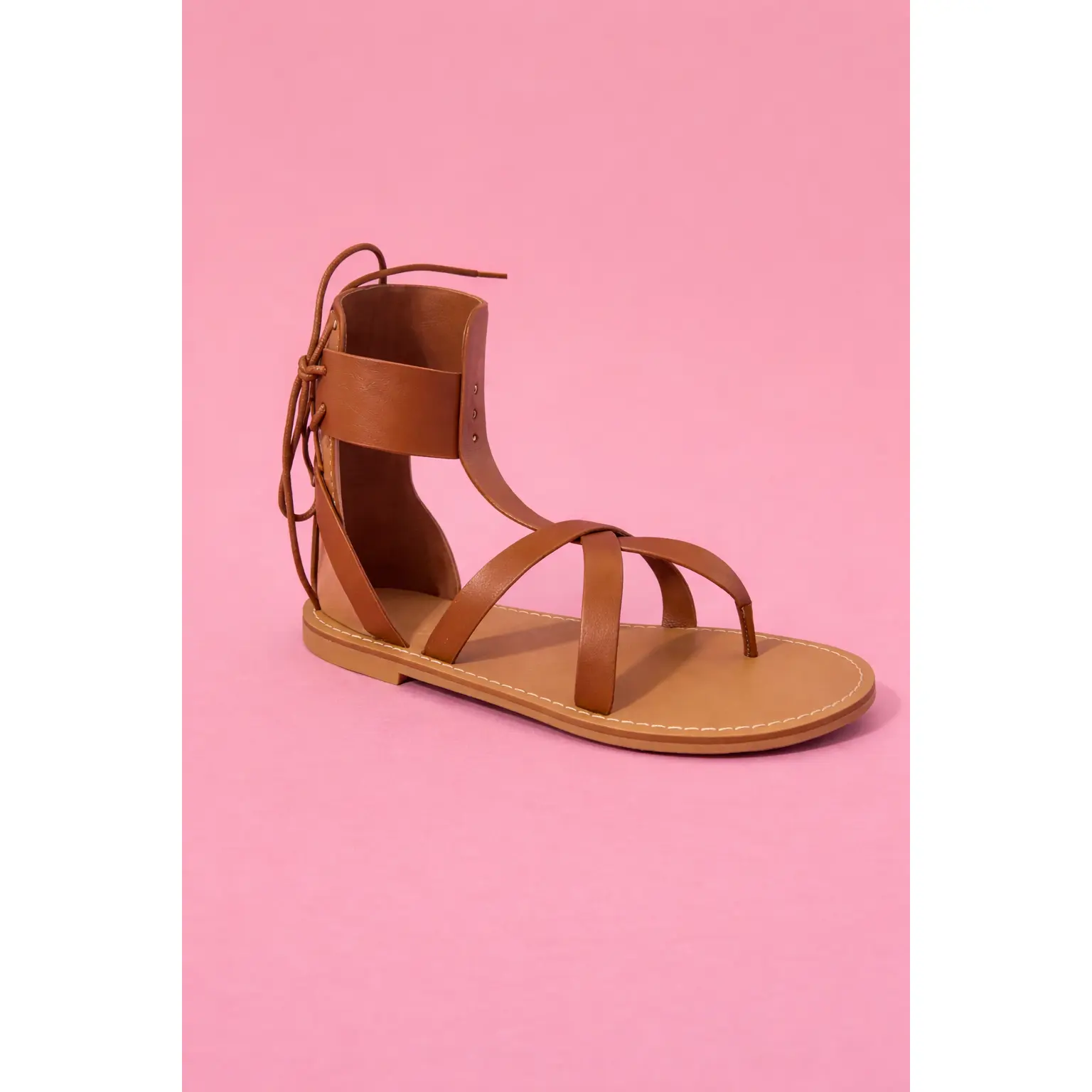 Women's Blaze Strappy Flat Casual Sandals, Lightweight Footwear Shoe for Daily Wear
