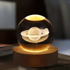 Crystal Ball Night Light – Enchanting LED Lamp for Home Decor and Gifts