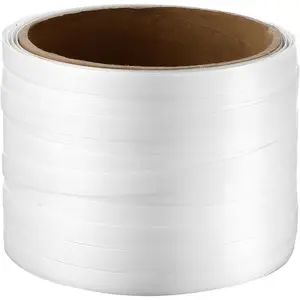 VEVOR Polyester Strapping Roll, 330' Lengthx 3/4 Widthx 0.03 Thickness, 1763 lbs Break Strength, Heavy Duty Banding Pallet Strap Coil, Portable Strong Banding Packing Straps, WhiteVEVOR Super Brand Day