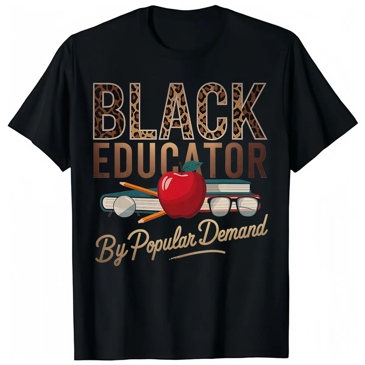 Men's Short-Sleeve Cotton Fabric Casual Classic T-Shirt - Black History Month African American Educator Teacher Tee, Shortsleeve, Menswear, Soft, Tshirt