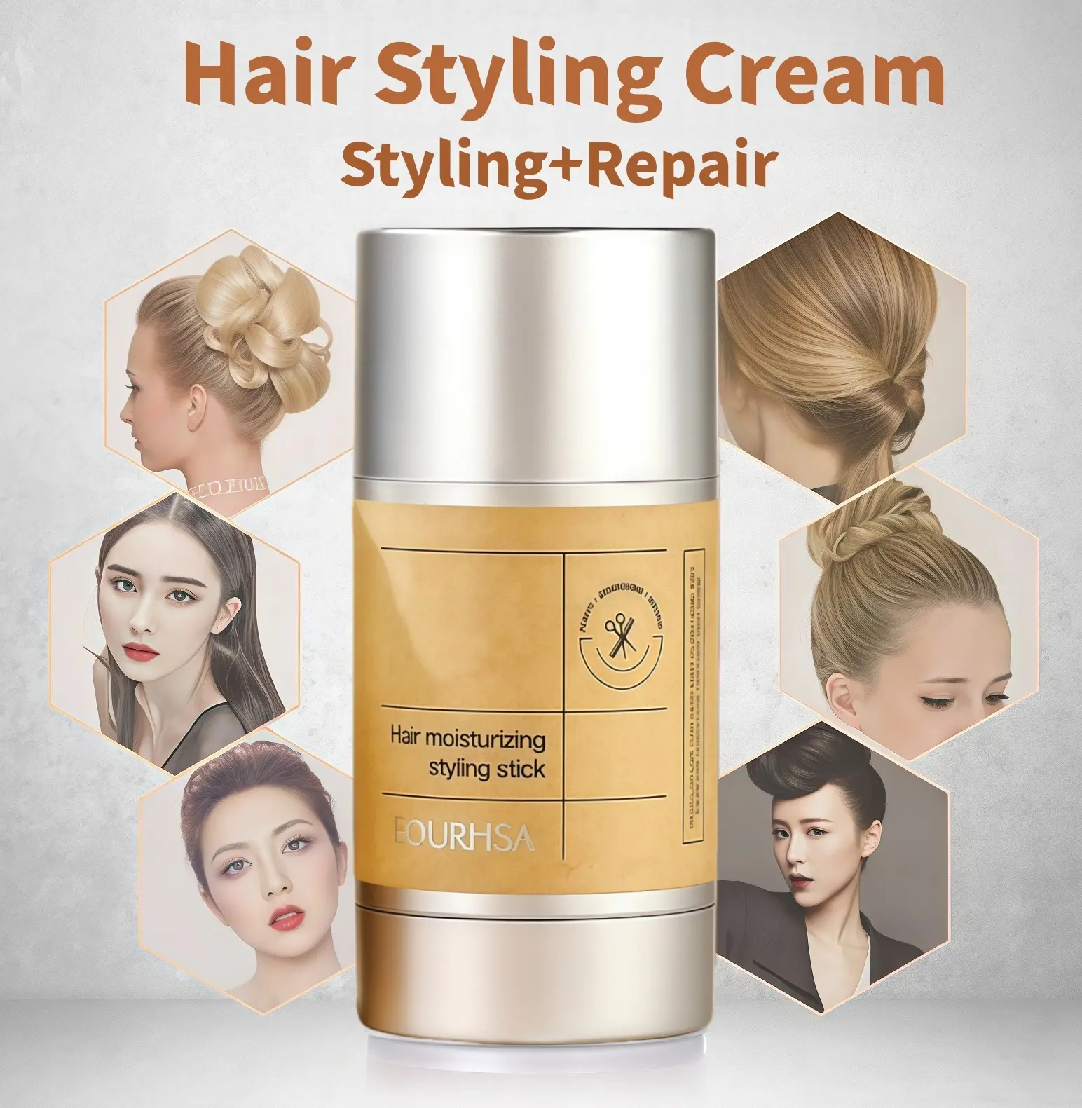 EOURHSA Wax Stick for Flyaways Control & Hair Styling Slick Back Hairstyle Smoothing Hair Wax Stick, Hair Care Products, Daily