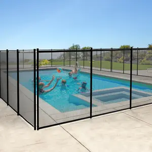YITAHOME Pool Fence for above Ground Pools, 4 x 72Ft Mesh Pool Safety Fence for Outdoor Swimming Backyard Garden Pool, Black