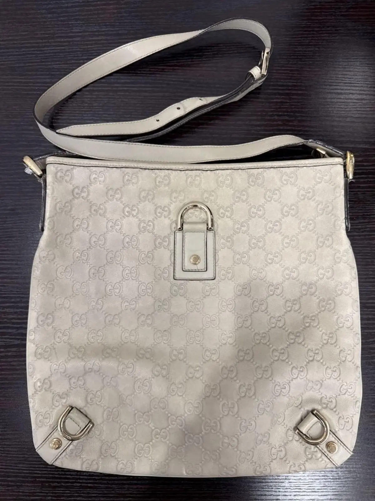 Pre-owned GUCCI As Shown Shoulder Bags Guccissima Leather Shoulder Bag RS3168313