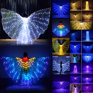 1pc LED color light wing stage performance baton lead shawl, festival celebration gift, stage decoration, festival decoration, wedding decoration, home decoration, Battery powered led, excluding 3 AA batteries