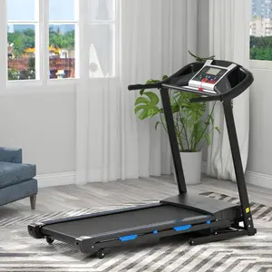 FITSHOW Foldable Electric Treadmill for Home - 3.5HP Auto Incline, Shock Absorption, Bluetooth Speaker, App Control, 330lbs Capacity, 10 MPH, Space-Saving Running Machine Portable Folding Treadmill with Remote Portable Under Desk Treadmill