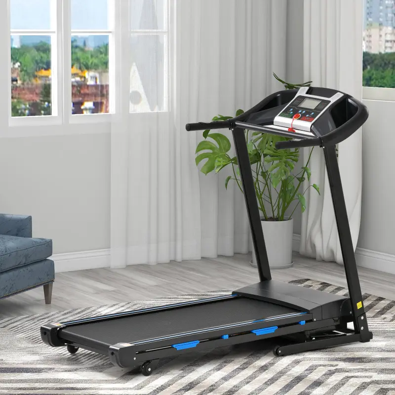 FITSHOW Foldable Electric Treadmill for Home - 3.5HP Auto Incline, Shock Absorption, Bluetooth Speaker, App Control, 330lbs Capacity, 10 MPH, Space-Saving Running Machine Portable Folding Treadmill with Remote Portable Under Desk Treadmill