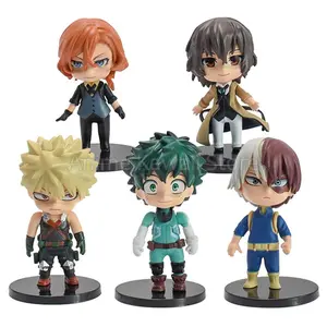 5Pcs/Set Anime My Hero Academia Action Figures Midoriya Izuku Bakugou Katsuki Todoroki Shouto Ochaco Uraraka Kirishima Model Toy