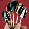 10-Pcs Stainless Steel Ice Cream Spoon Set - Creative Shovel Design Multi-Purpose Scoop, Hygienic Durable Kitchenware for Tea/Coffee Serving, Home Use Indoor Recreation Tableware