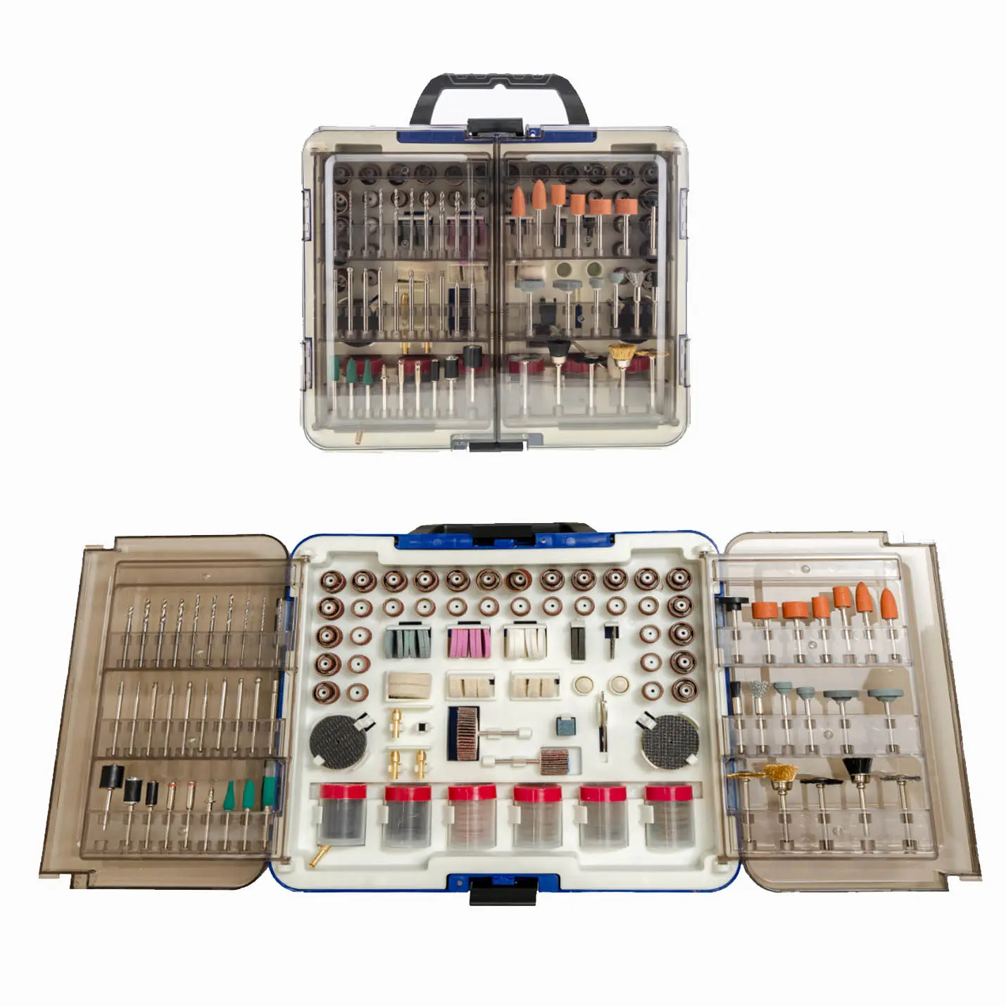 510 PCS Rotary Tool Accessories Kit, Professional 1/8 inch Shank Multi-Purpose Bits Set for Cutting, Sanding, Grinding, Polishing, Drilling, Engraving, Compatible with Dremel Rotary Tools, Cordless Tools, Ideal for DIY Craft, Woodworking, Resin Art