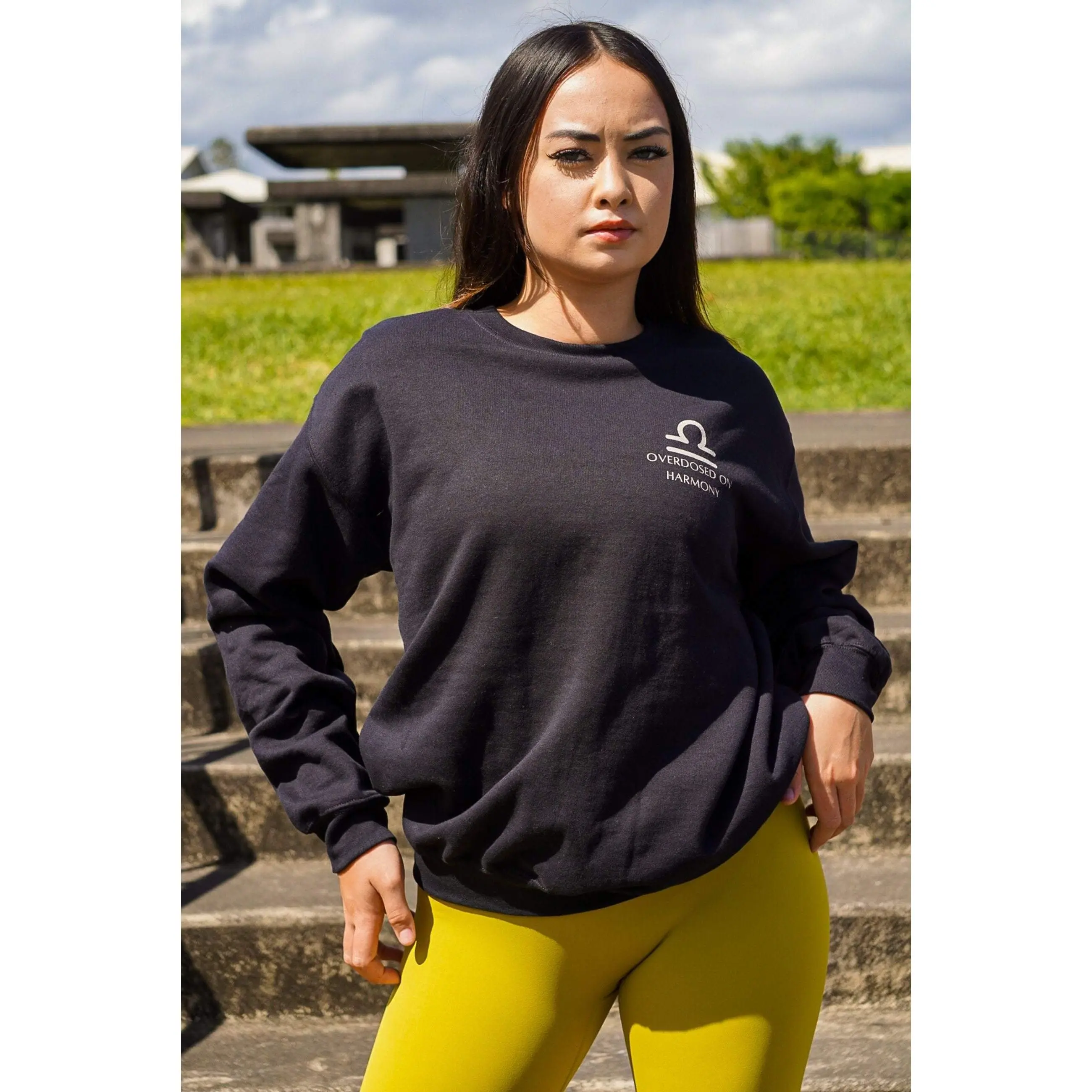 Libra SZN Black Crewneck Sweater