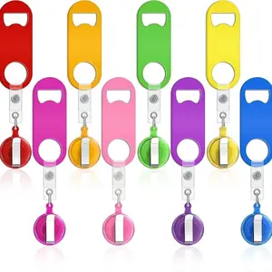 Portable Flat Bottle Opener for Beer and Soda, Compact Travel and Party Essential, Lightweight and Retractable Design