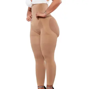 Capri Happy Butt No.7 - Double Layer Waistband Body Shaper Nude