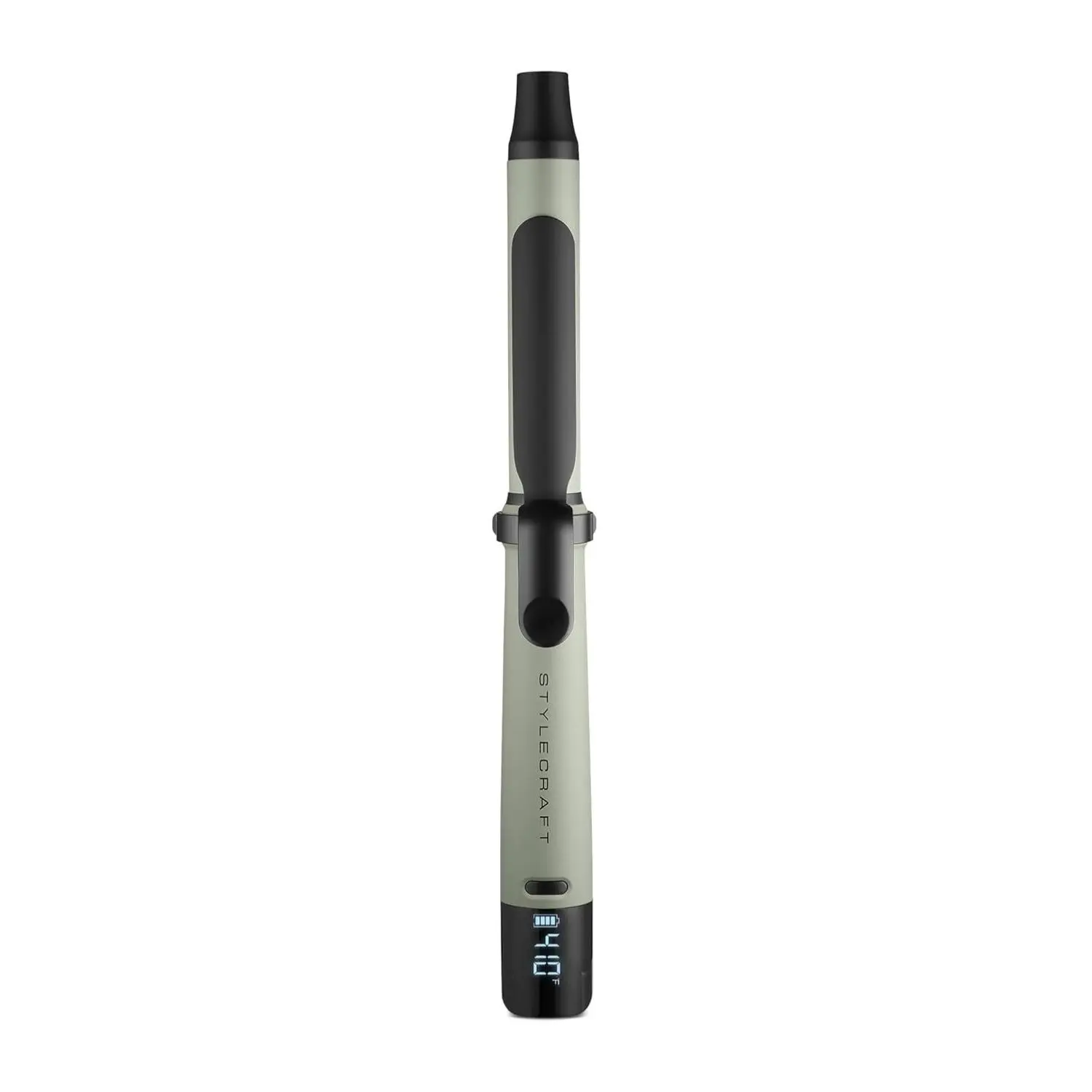 StyleCraft Sage Collection Cordless Curling Iron, 1” Tourmaline and Nano-Silver-Coated Ceramic Barrel With Removable Clamp for Curls and Beachy Waves