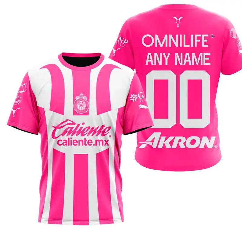 Personalized LIGA MX Chivas Guadalajara 2025 Third Shirt 3D Youth