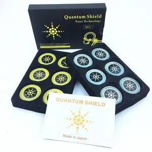 Quantum Shield Stickers for Phone,Airpods, Fridge, and Laptop Mobile Electronic Accessories EMF Stickers Gold/Silver for Devices Smartphone Cellphone