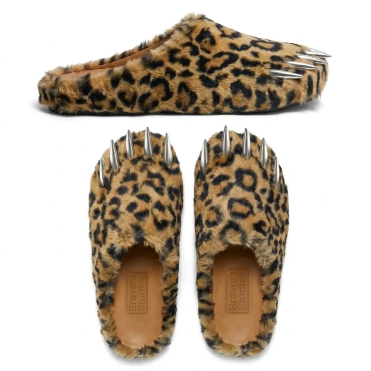 Leopard Claw Mules