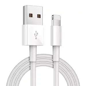 1 Piece 12W Charger Cable Compatible with iPhone, Widely Used for Charing & Data Trasmission for Home Office Car Charging Durable Lightning Usb Smartphone Cellphone Electronic Mobile