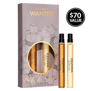 Azzaro - The Most Wanted Cologne Discovery Set - 2-Piece Fragrance Kit Includes 2 10 ML Travel Size Sprays – The Most Wanted Eau de Parfum Intense, The Most Wanted Parfum