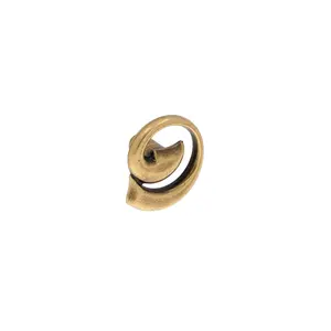 Antique Brass Round Swirl Cabinet Knob – Italian Artistic Hardware