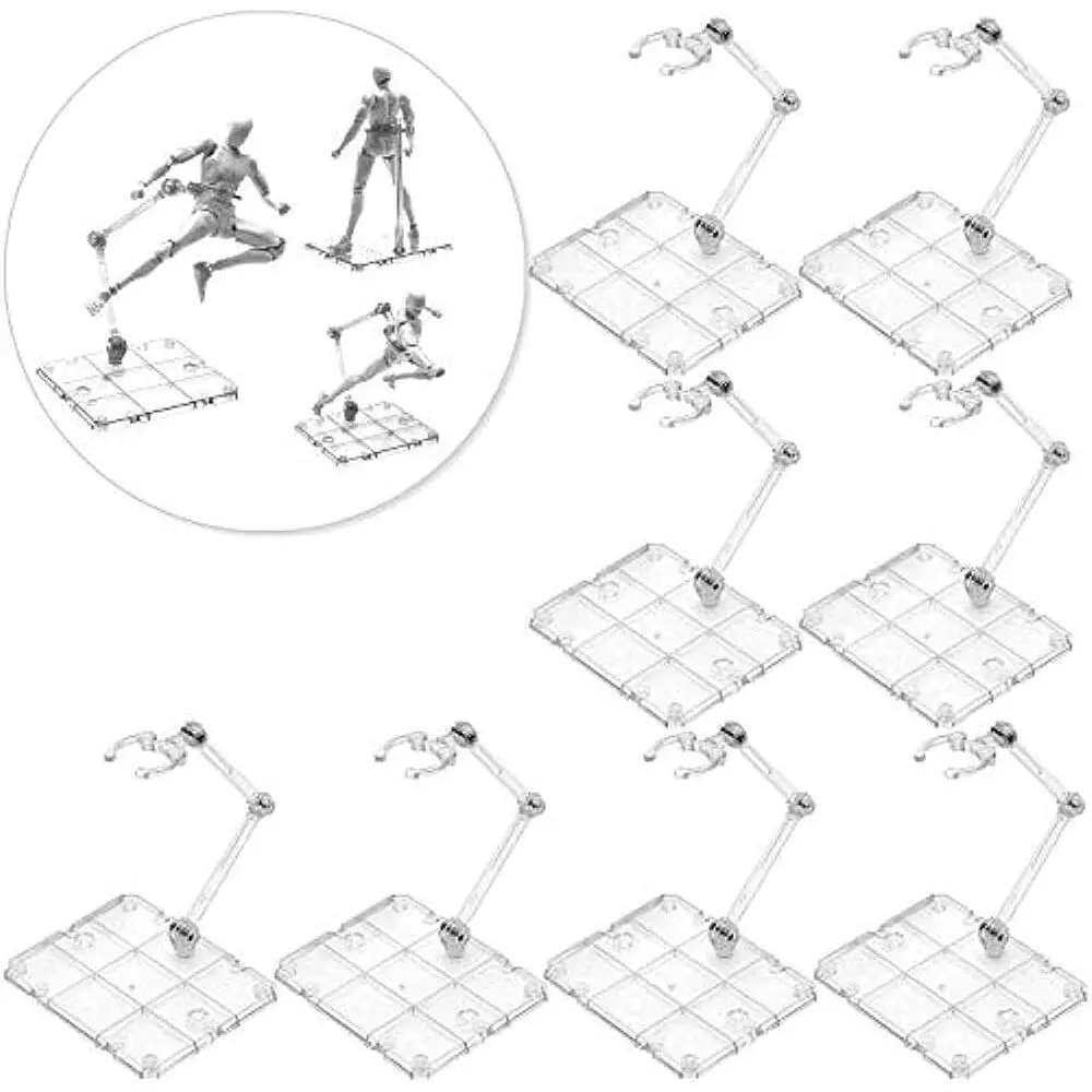 12Pc Adjustable Action Figure Display Stand – HG144 Universal Model Support Base