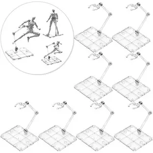12Pc Adjustable Action Figure Display Stand – HG144 Universal Model Support Base