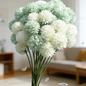 White and blue hydrangeas, Artificial bouquet are suitable for wedding proposals, birthday arrangements, graduation season wedding bouquets, Thanksgiving, Valentine's Day party table centerpieces, and DIY decorations