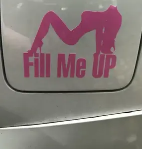 Fill Me Up Custom Vinyl Sticker