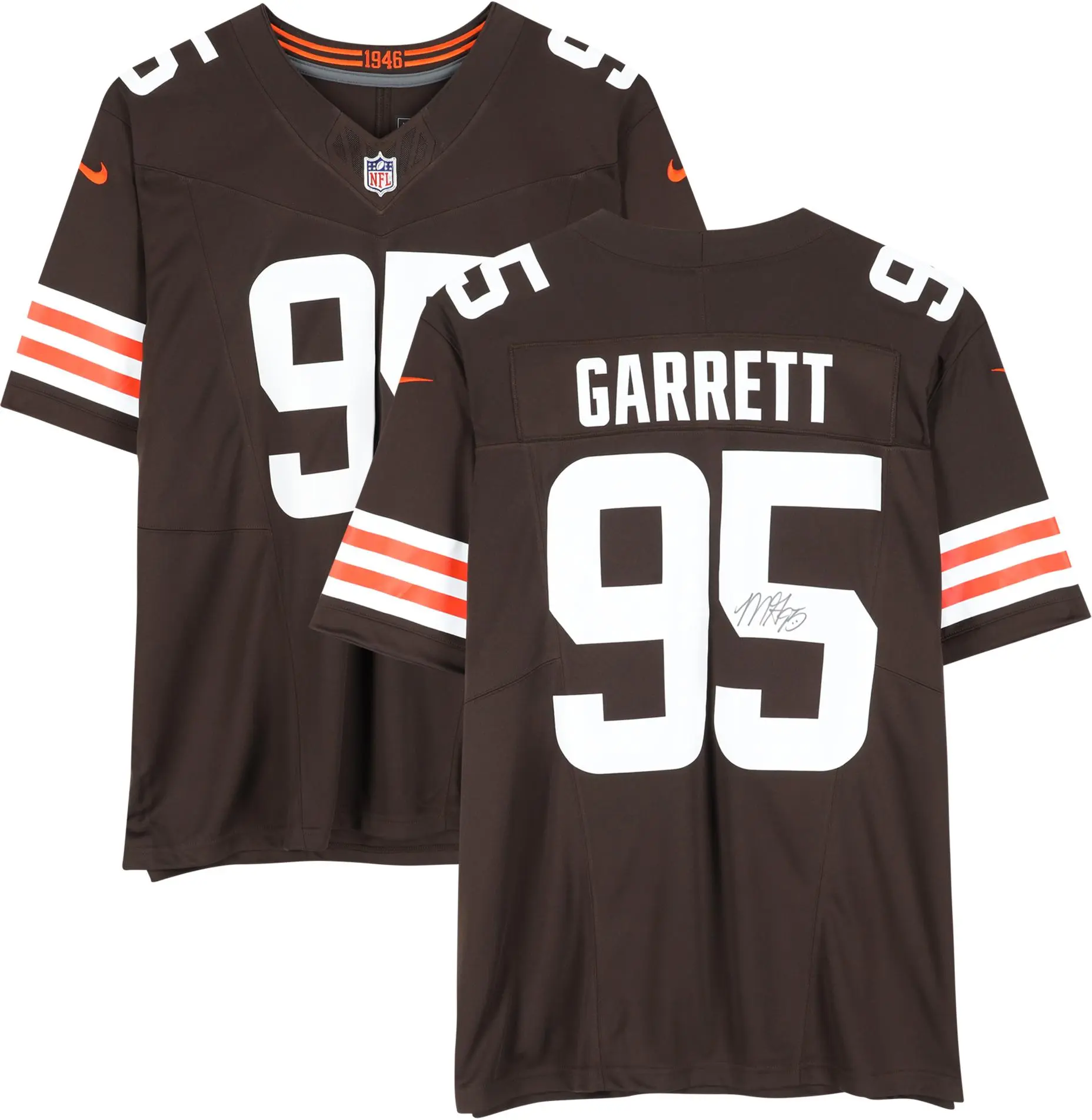 Myles Garrett Cleveland Browns Autographed Nike Brown Limited Jersey - Fanatics Authentic Certified