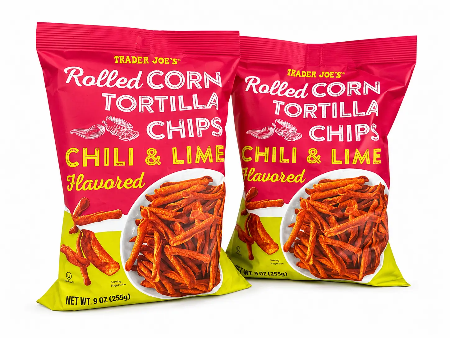 Trader Joe's Chili and Lime Rolled Corn Tortillas, 2 Pack