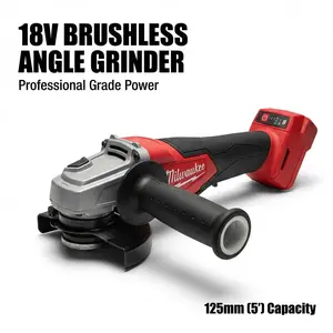 Milwaukee 18V Brushless Angle Grinder 125mm M14 Metal Cutting Grinding Power Tool electric angle grinder
